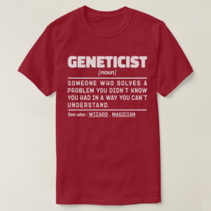 遺伝学名詞遺伝学の愛好者評価おもしろい Tシャツ