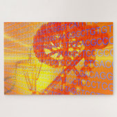 遺伝学研究 ジグソーパズル (横)