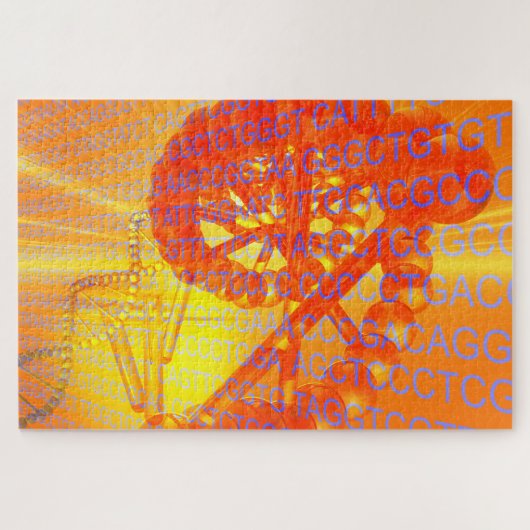 遺伝学研究 ジグソーパズル (横)