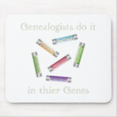 遺伝学者はティエの遺伝子でそれを行う マウスパッド (正面)