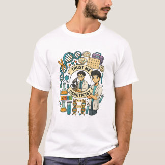 遺伝学者 Tシャツ