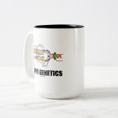遺伝学(DNA複製)が大好き ツートーンマグカップ (正面左)