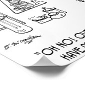 遺伝学Cartoon 0313 ポスター (角)