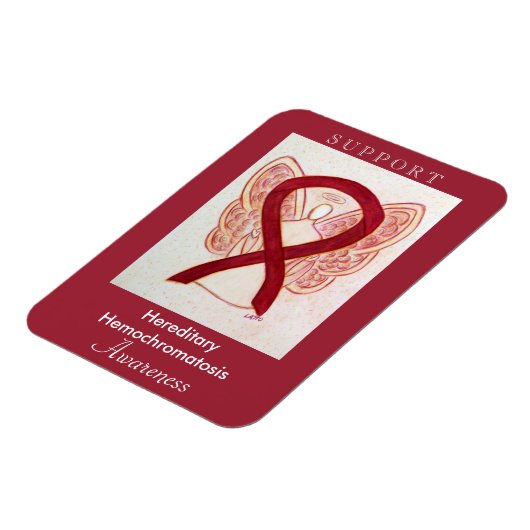 遺伝性ヘモクロマトーシス認識度エンジェル磁石 マグネット (左側)