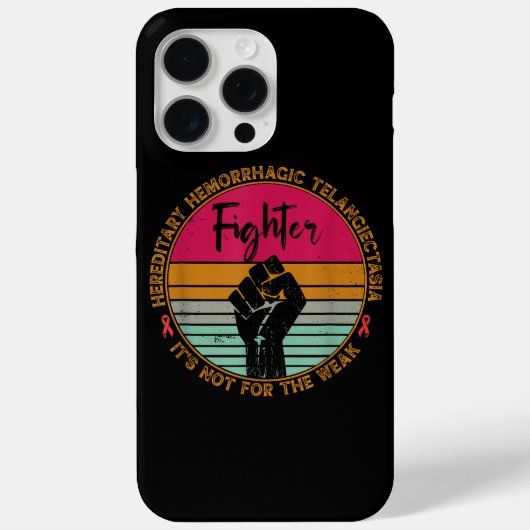 遺伝性出血性毛細血管拡張症認識度Fi Case-Mate iPhoneケース (裏面)