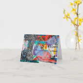 遺伝性権利証絵を描書の#7札 カード (黄色い花)