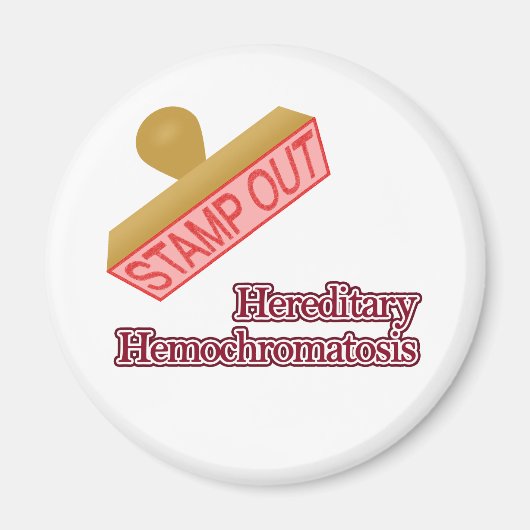 遺伝性血色素症 マグネット (正面)