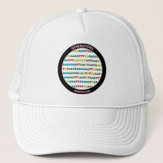 遺伝暗号ハット キャップ (正面)