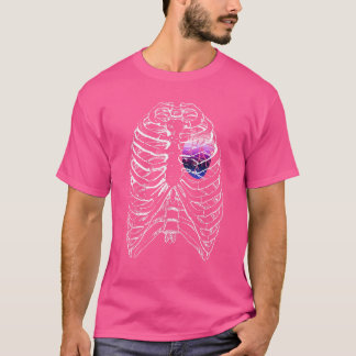遺伝流体解剖学的ハート胸郭同性愛者プライドH Tシャツ