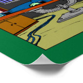 遺伝生物学デザイン ポスター (角)