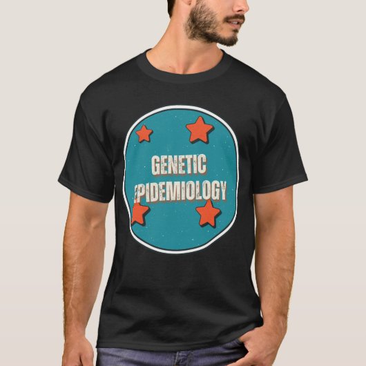 遺伝疫学 Tシャツ (正面)