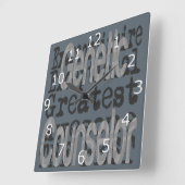 遺伝相談員 スクエア壁時計 (傾斜)