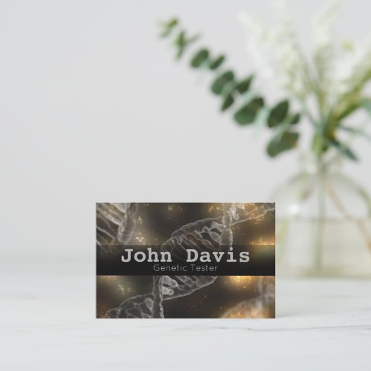 遺伝試験機の名刺 名刺 (スタンド正面)