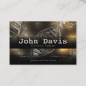 遺伝試験機の名刺 名刺 (裏面)