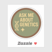 遺伝頼学について シール (シート)