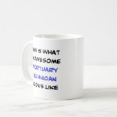 遺体保管士素晴らしは コーヒーマグカップ (正面左)