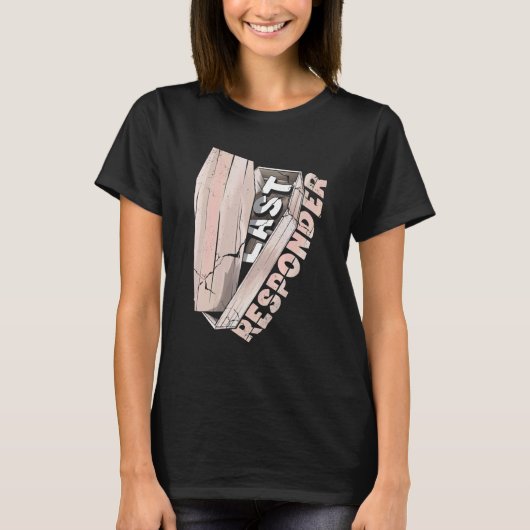 遺体保管葬祭院長の最終応答者 Tシャツ (正面)