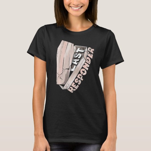 遺体保管葬祭院長の最終応答者 Tシャツ (正面)