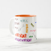 遺体安置所のマグ ツートーンマグカップ (正面左)