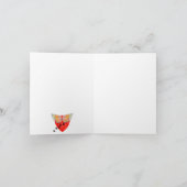 遺失弔状悔やみや弔慰グリーティングカード カード (内部)