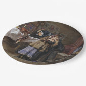 遺憾の意(死別悔やみや弔慰) ペーパープレート (アングル)