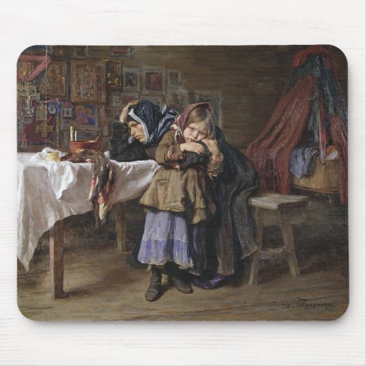 遺憾の意(死別悔やみや弔慰) マウスパッド (正面)