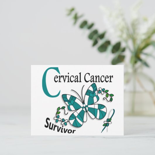 遺族六子宮頸がん ポストカード (スタンド正面)