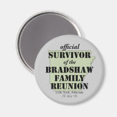 遺族懇親会（緑） マグネット (正面/裏面)