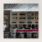 遺棄された都市建物とグラフィティ ジグソーパズル (横)