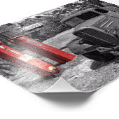 遺棄ヴィンテージ直射写真モノクロ フォトプリント (角)