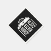 遺産が豊かなシェークスピア引用文の聖人ではない スタンダードカクテルナプキン (角)