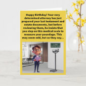 遺言おもしろいのハッピーバースデーがある場所でプン カード (黄色い花)