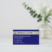 遺言検認の法律の名刺 名刺 (スタンド正面)