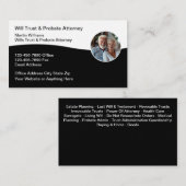 遺言状弁護士名刺信託 名刺 (正面/裏面)