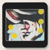 遺言読の絵を描遺言の コースター (正面)