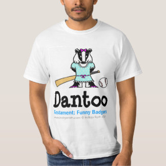 遺言: アナグマ(TM)のDantooのおもしろいなティー Tシャツ
