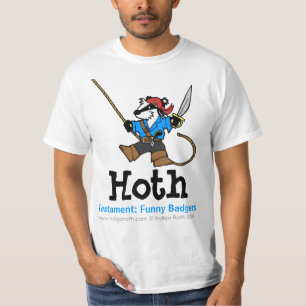 遺言: アナグマ(TM)のHothのおもしろいなティー Tシャツ