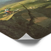 遺跡イタリアンのある風景 ポスター (角)