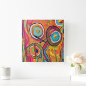 遺跡壁時計 スクエア壁時計 (ホーム)