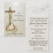 遺跡記念サクラメント確認カード 名刺 (正面/裏面)