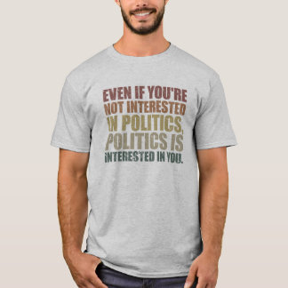避けられない世界政治 Tシャツ