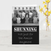 -避けることあなたの教会は挨拶状を吸います残念な カード (黄色い花)