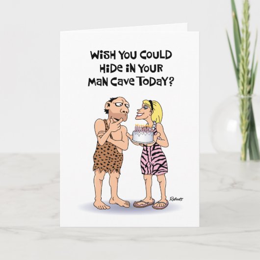 「避けるべからず」誕生日 カード (正面)