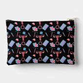 避妊パターンフェミニスト アクセサリーポーチ (裏面)