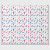 避妊パターンフェミニスト ラッピングペーパー (フラット)