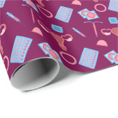 避妊パターンフェミニスト ラッピングペーパー (ロールコーナー)