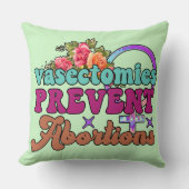 避妊手術は中絶を防ぐ ピロー (正面)