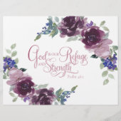 避難所と強さの紫のフローラ (正面)