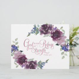 避難所と強さの紫のフローラ