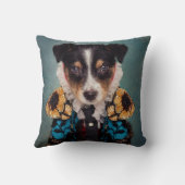 避難所の持論-ロキ(青い) クッション (裏面)